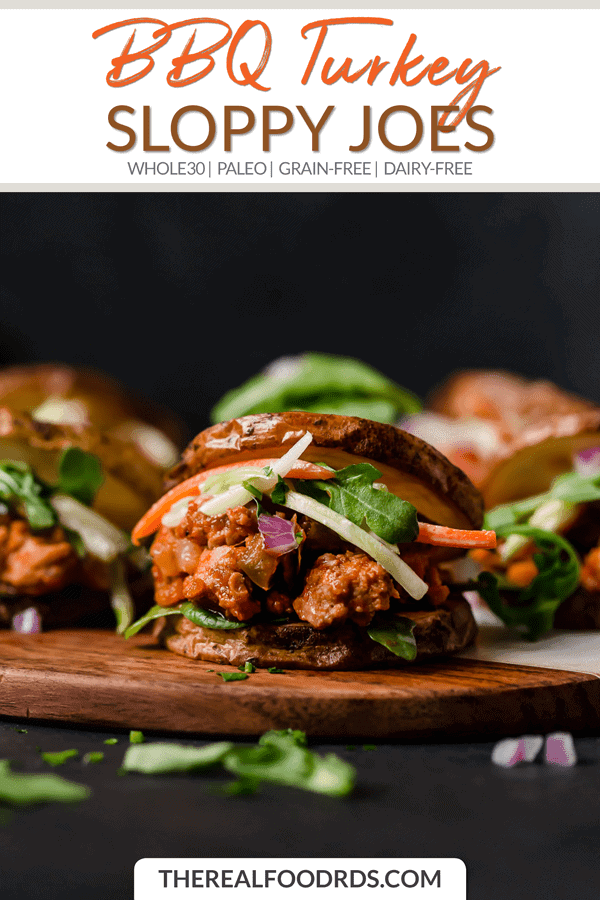 Short Pin Image for BBQ Turkey Sloppy Joes