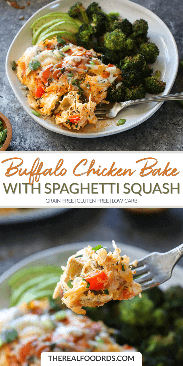 Buffalo Chicken Bake with Spaghetti Squash - The Real Food Dietitians