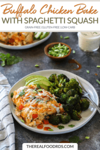 Buffalo Chicken Bake with Spaghetti Squash - The Real Food Dietitians