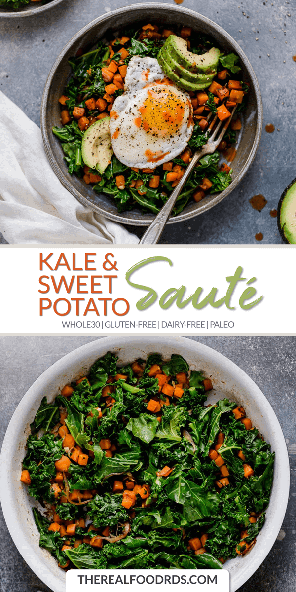 Kale And Sweet Potato Sauté The Real Food Dietitians 3100