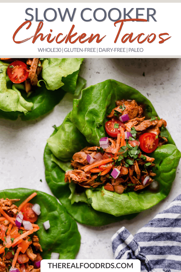 Short Pin Image for Slow Cooker Chicken Tacos
