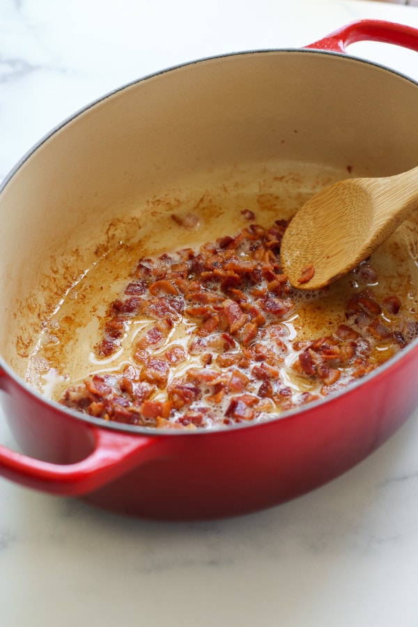 Creamy Potato Leek Soup With Bacon - The Real Food Dietitians