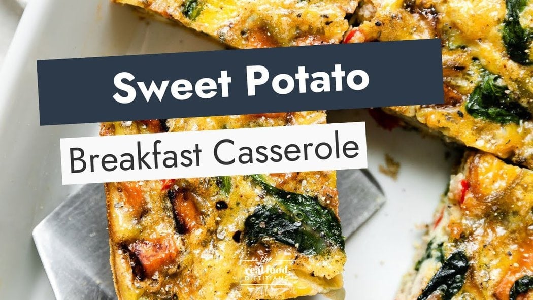 Sweet Potato & Sausage Breakfast Casserole in the Slow Cooker