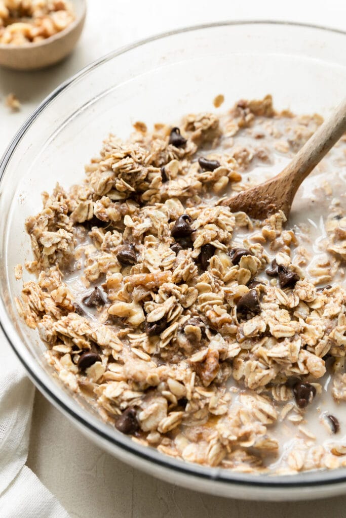 Banana Chocolate Chip Baked Oatmeal (Easy and Healthy) - The Real Food ...