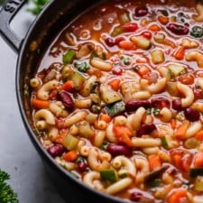 Minestrone Soup (Gluten-Free, Vegan)