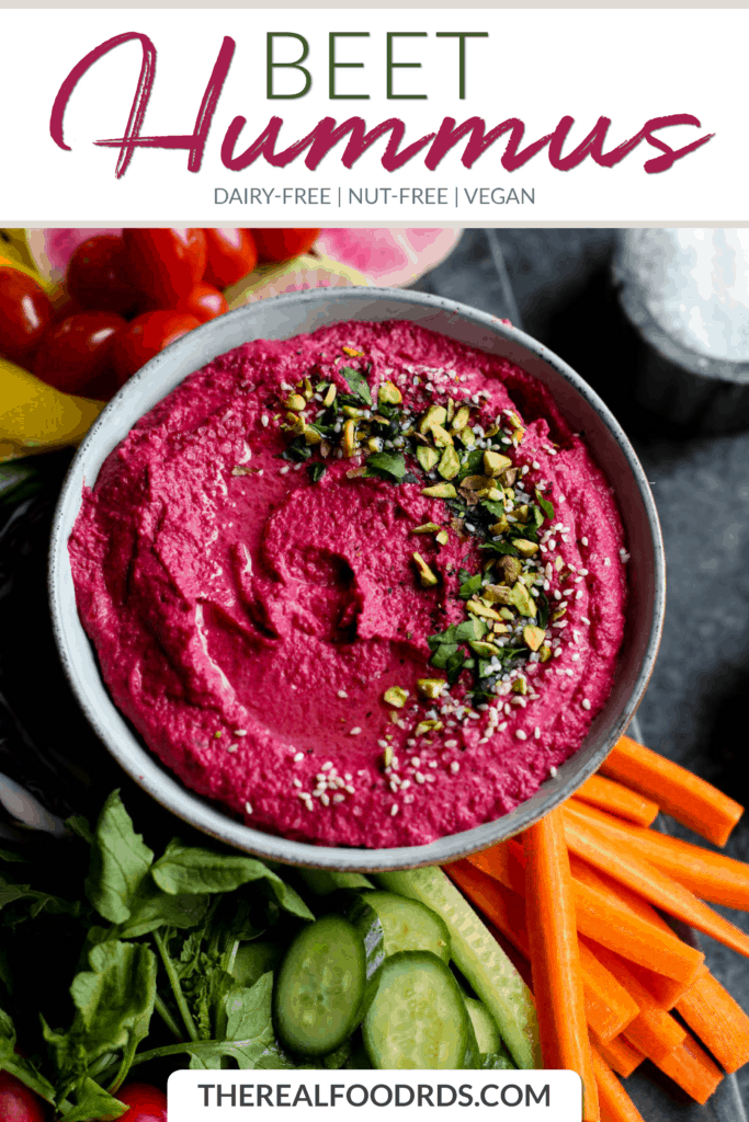 Short Pin Image for Beet Hummus