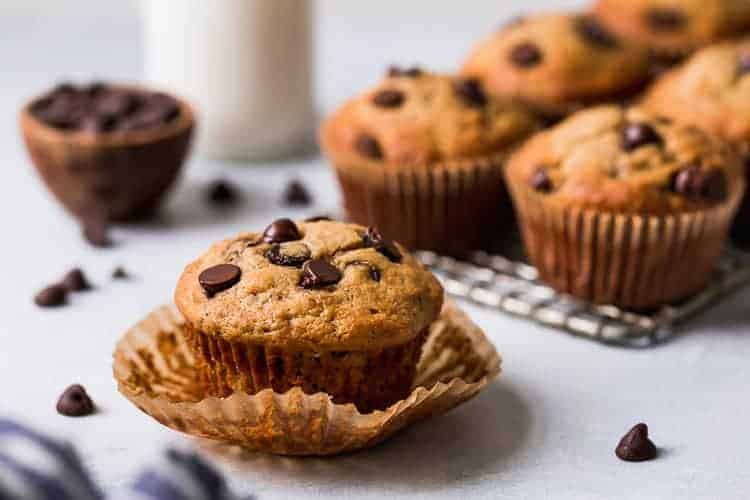GlutenFree Banana Muffins with Chocolate Chips The Real Food Dietitians