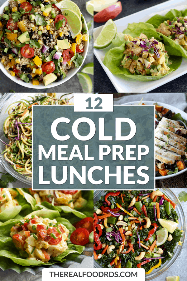 Short Pin Image for 12 Cold Meal Prep Lunches