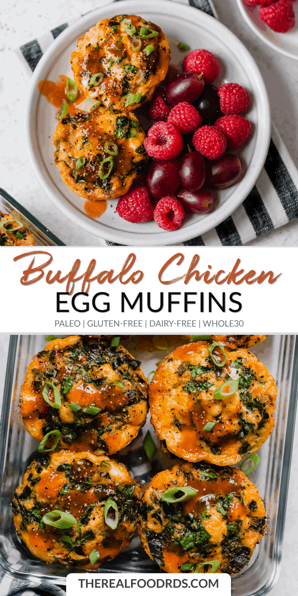 Long Pin Image for Buffalo Chicken Egg Muffins