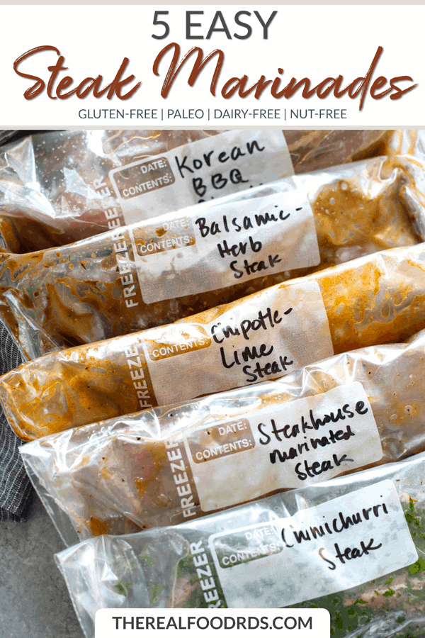 Short Pin Image for 5 Easy Steak Marinades