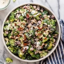 Creamy Mayo-Free Broccoli Salad