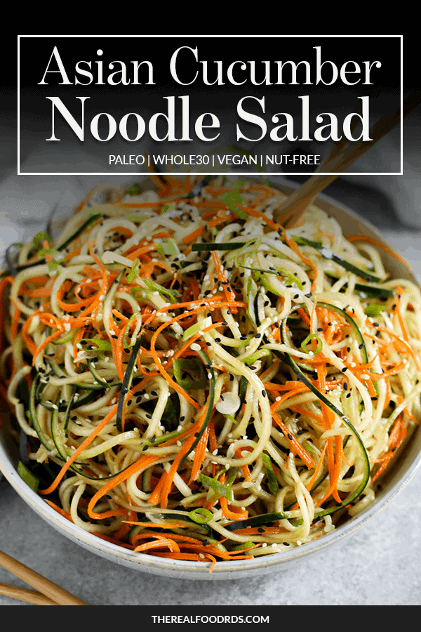 Pin image for Asian Cucumber Noodle Salad