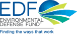 Environmental Defense Fund logo that is linked to the Seafood Selector. 