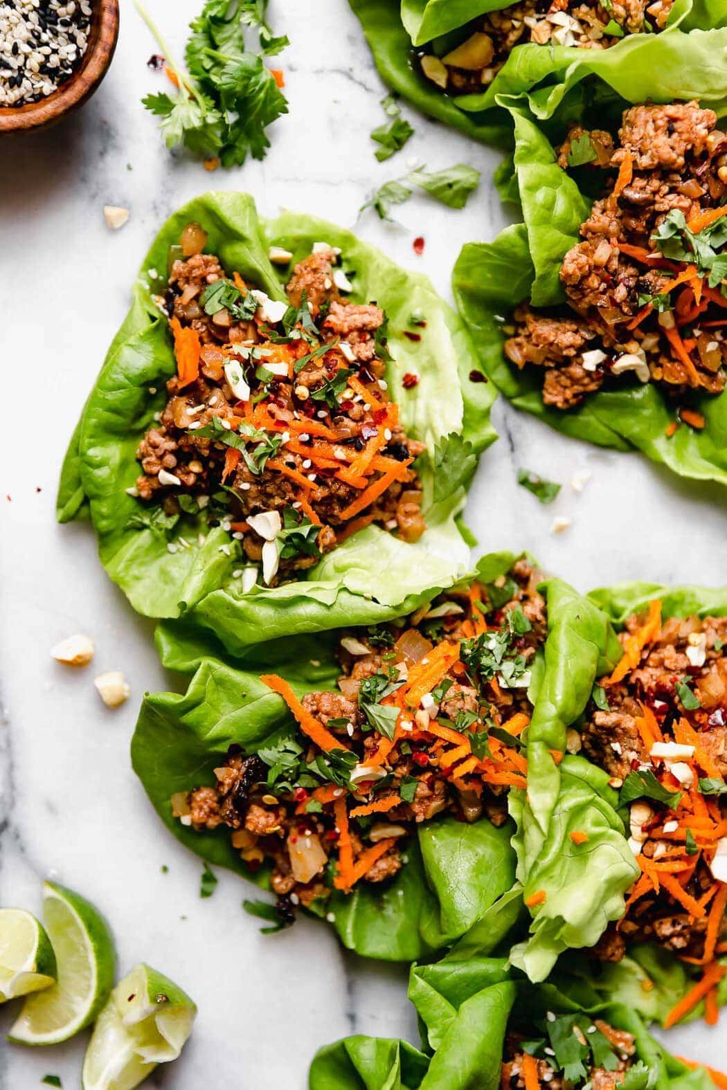 Chinese Pork Lettuce Wraps