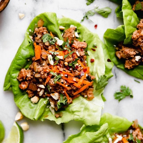 Chinese Pork Lettuce Wraps