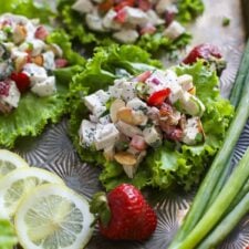 Strawberry Chicken Poppy Seed Salad