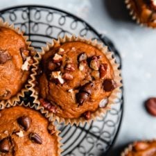 Gluten-Free Pumpkin Chocolate Chip Muffins-image
