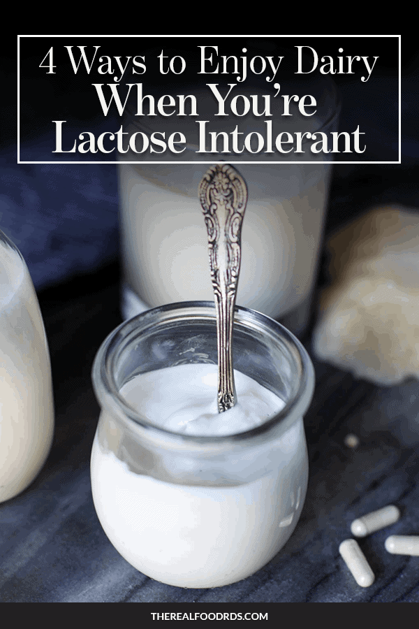 Pin image for 4 Ways to Enjoy Dairy When You're Lactose Intolerant