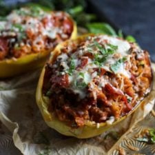 Pizza-Stuffed Spaghetti Squash