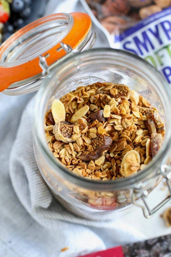 Naturally Sweetened Maple Cinnamon Walnut Granola - Sweet Savory and Steph