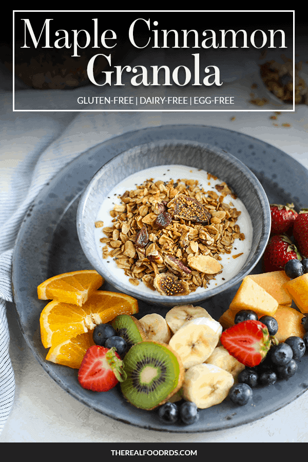 Pin image for Maple Cinnamon Granola