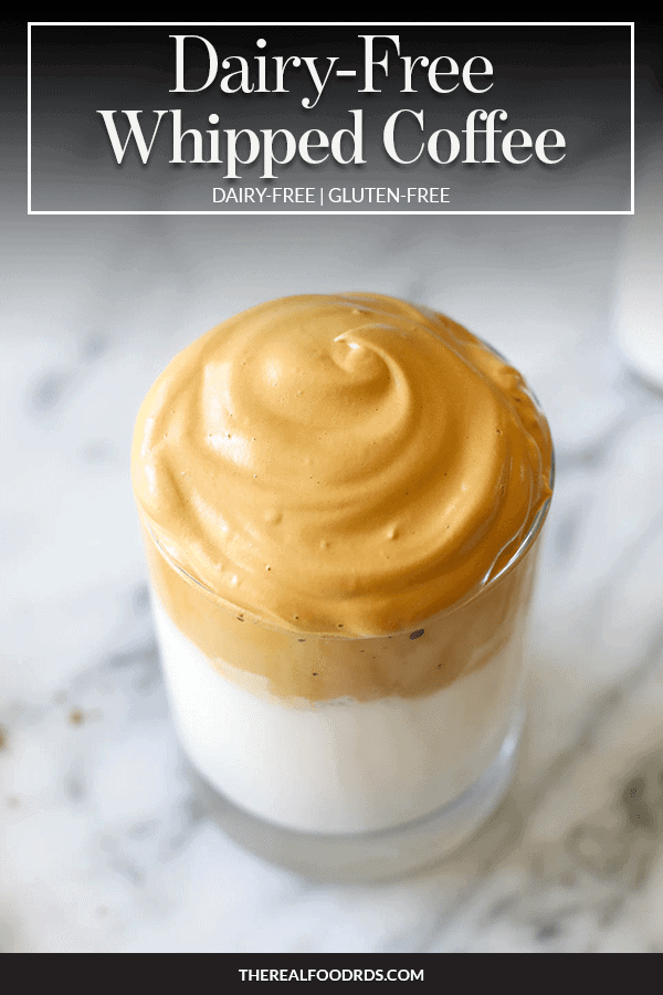 Pin image for Dairy-Free Whipped Coffee