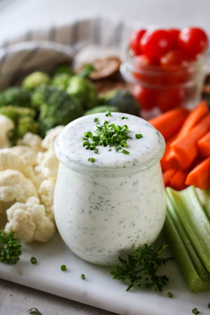 Easy Homemade Ranch Dressing - stetted