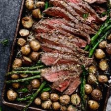 Sheet Pan Parmesan Steak and Potatoes-image