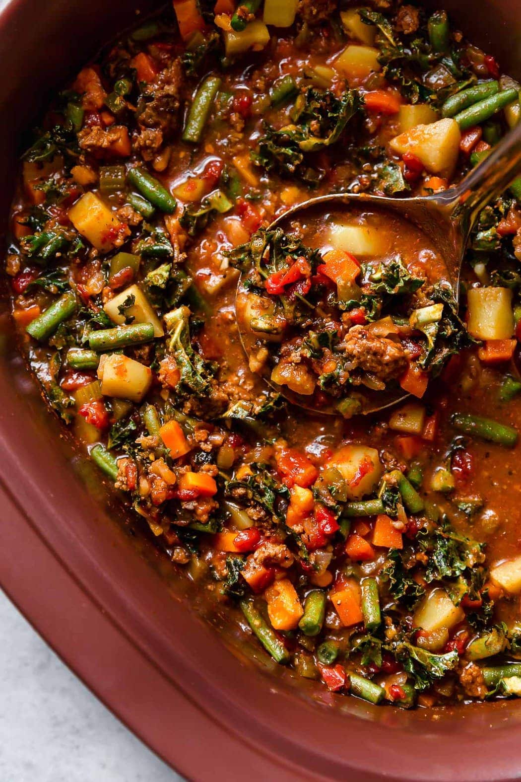 Crockpot Hamburger Soup Recipe (Freezer Friendly) The Real Food