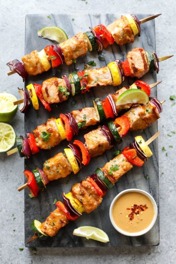 Bbq pork clearance kebabs