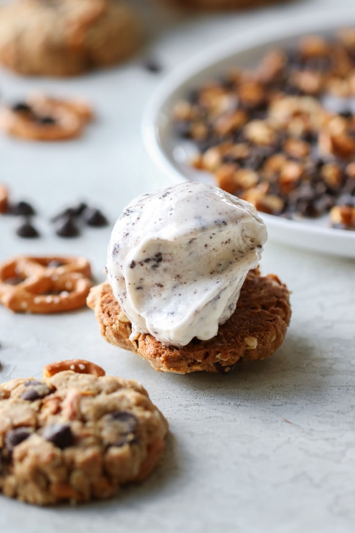 Sweet & Salty Ice Cream Sandwiches - The Real Food Dietitians