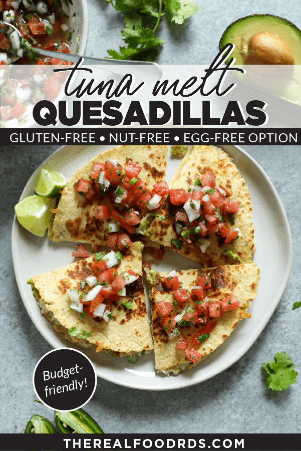 Pin image for Tuna Melt Quesadillas