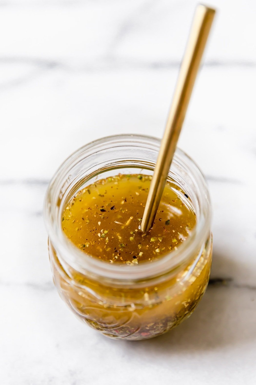 greek chicken marinade in a jar
