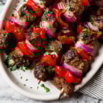 Grilled Steak Kebabs Ready to Eat