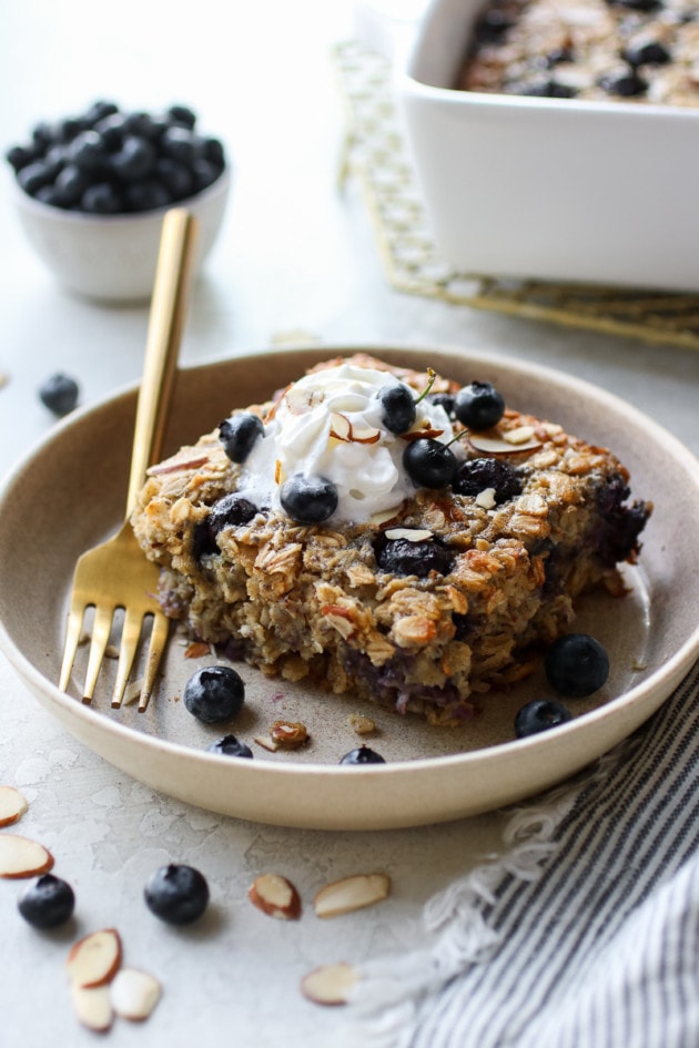 Healthy Blueberry Baked Oatmeal (Gluten-free) - The Real Food Dietitians