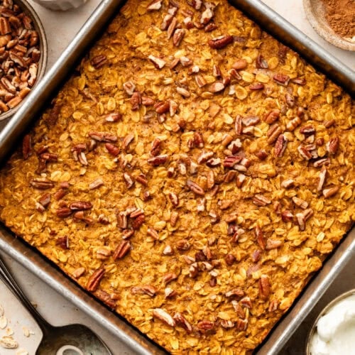 Pumpkin Baked Oatmeal