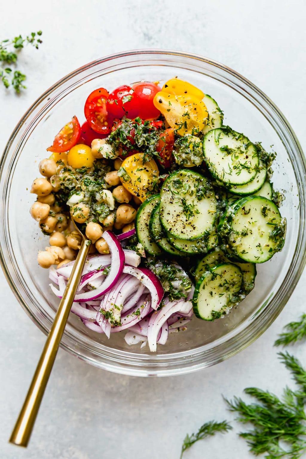 Mediterranean Bowl with Salmon The Real Food Dietitians
