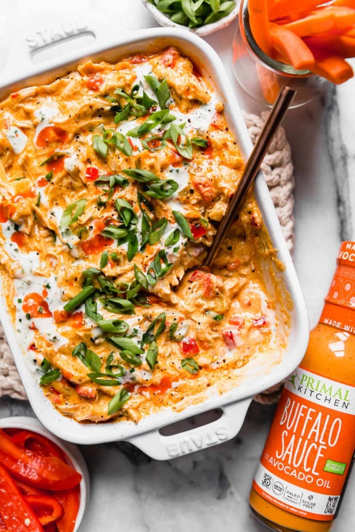 Crockpot Buffalo Chicken Dip (Dairyfree) The Real Food Dietitians