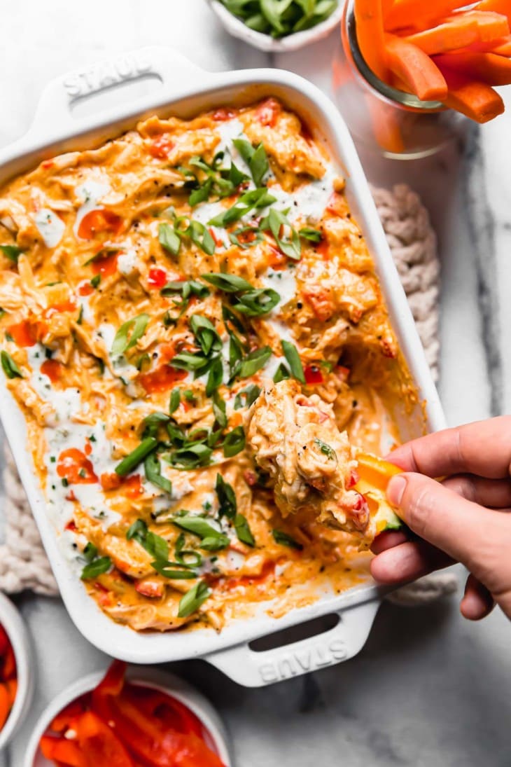 Crockpot Buffalo Chicken Dip (Dairyfree) The Real Food Dietitians
