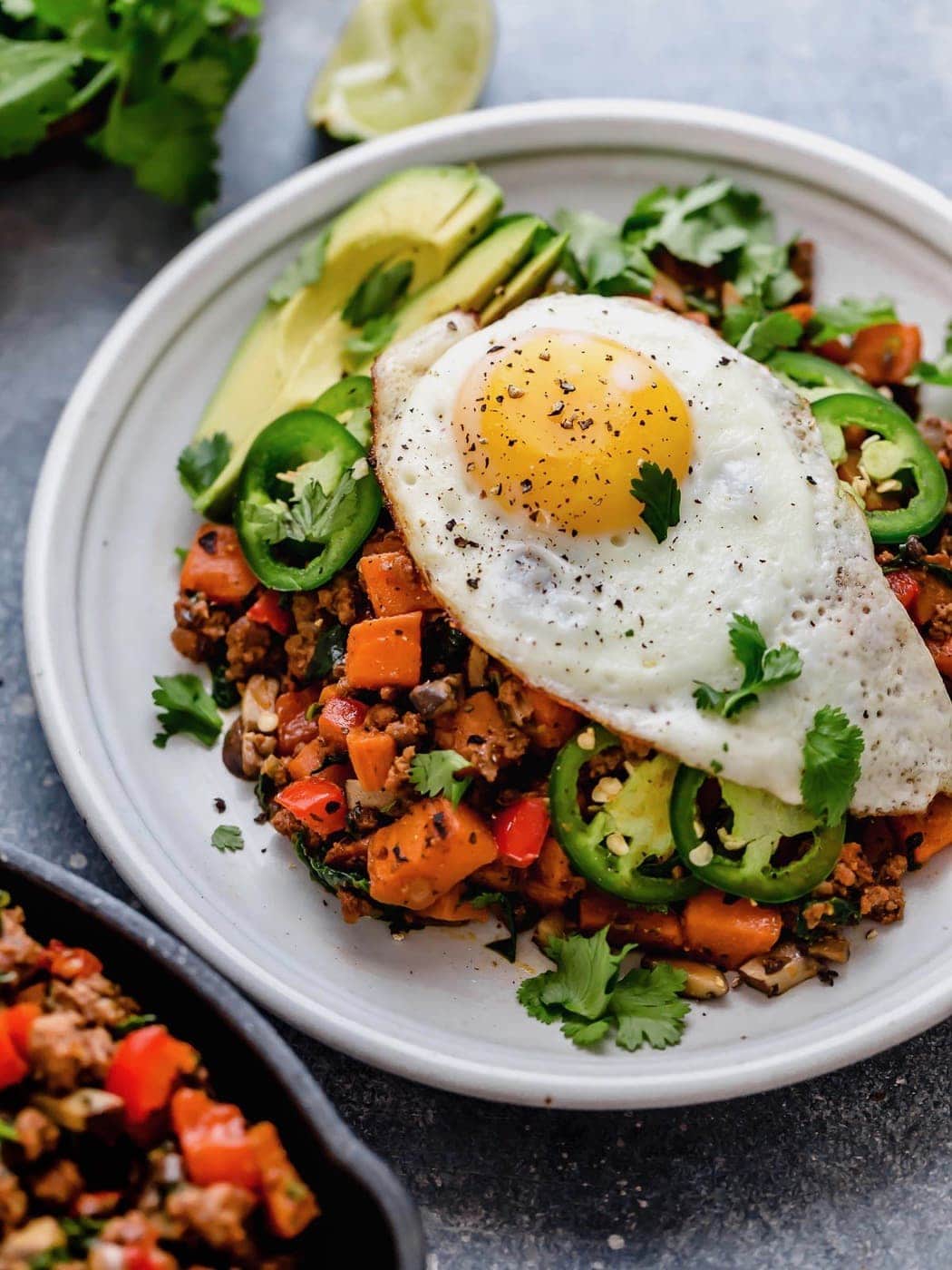 WHOLE30 TEX-MEX SWEET POTATO HASH - The Real Food Dietitians