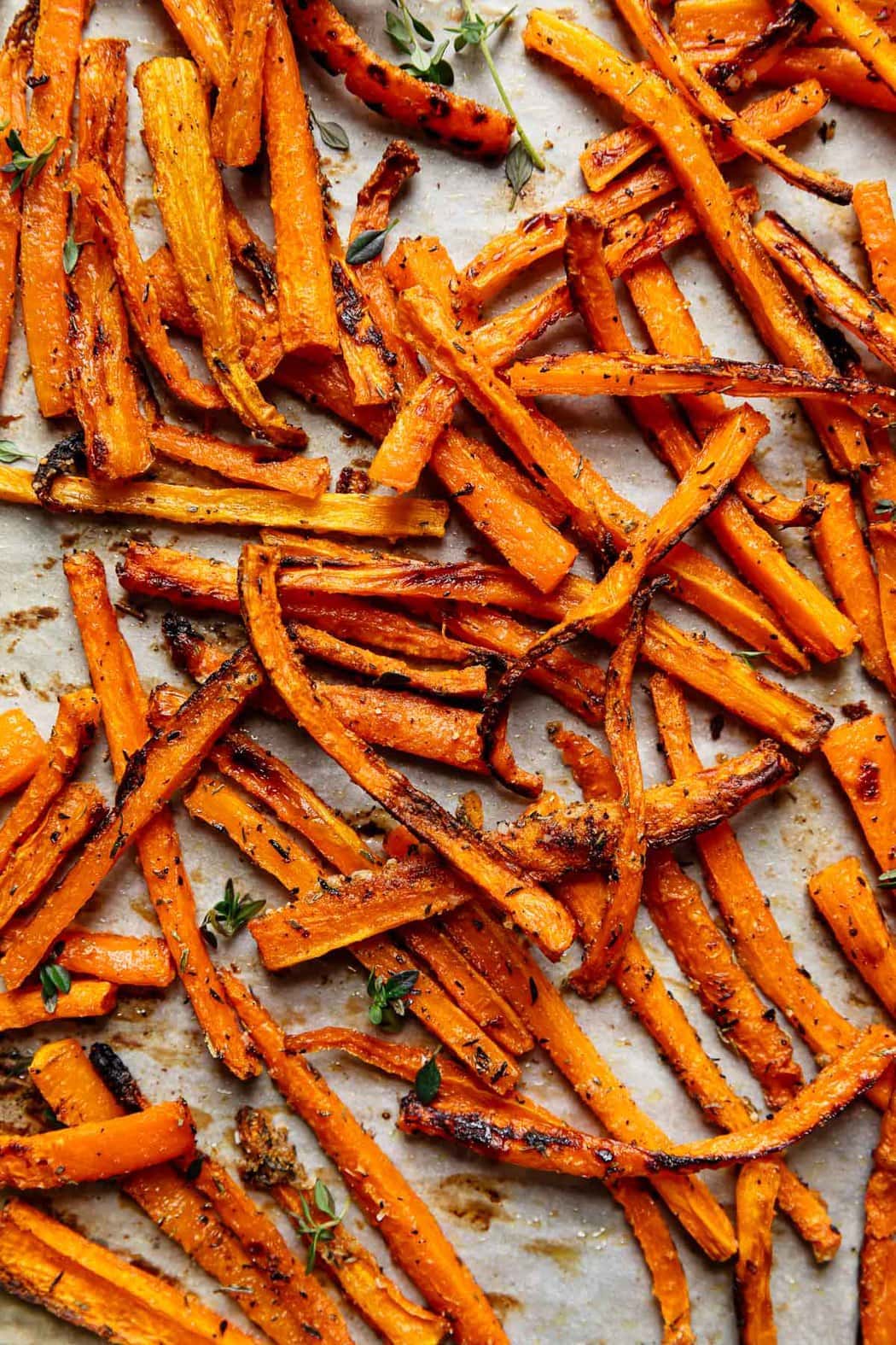 Baked Carrot Fries with Dijon-Thyme Aioli - The Real Food Dietitians