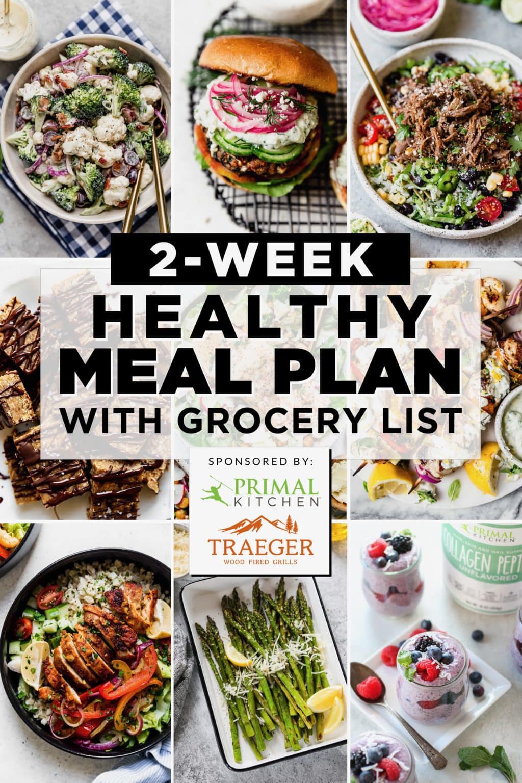 2 Week Healthy Meal Plan With Grocery List The Real Food Dietitians