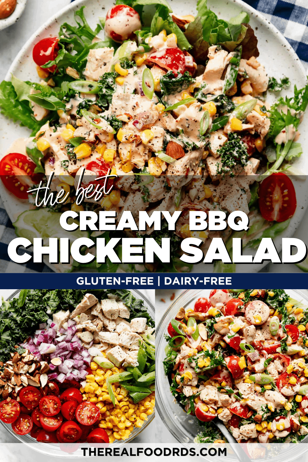 Creamy BBQ Chicken Salad - The Real Food Dietitians