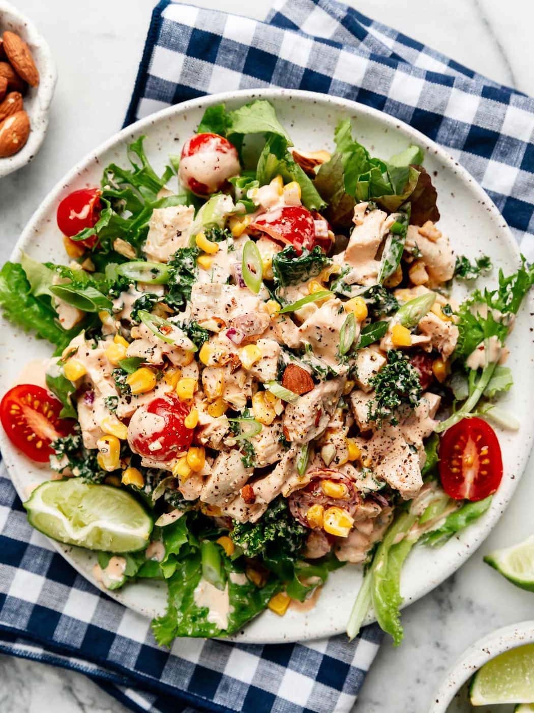 CREAMY BBQ CHICKEN SALAD - The Real Food Dietitians