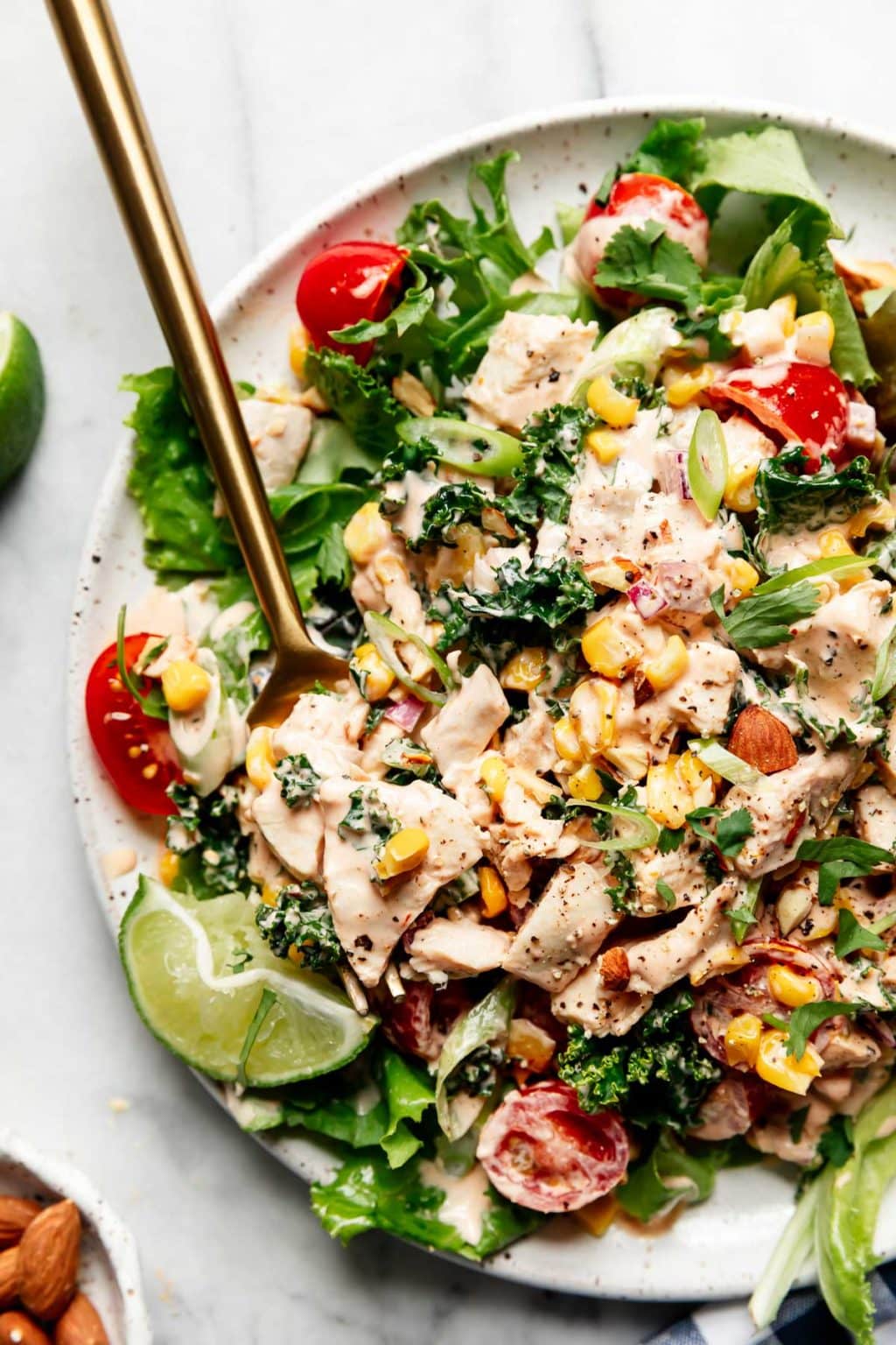 Creamy BBQ Chicken Salad - The Real Food Dietitians