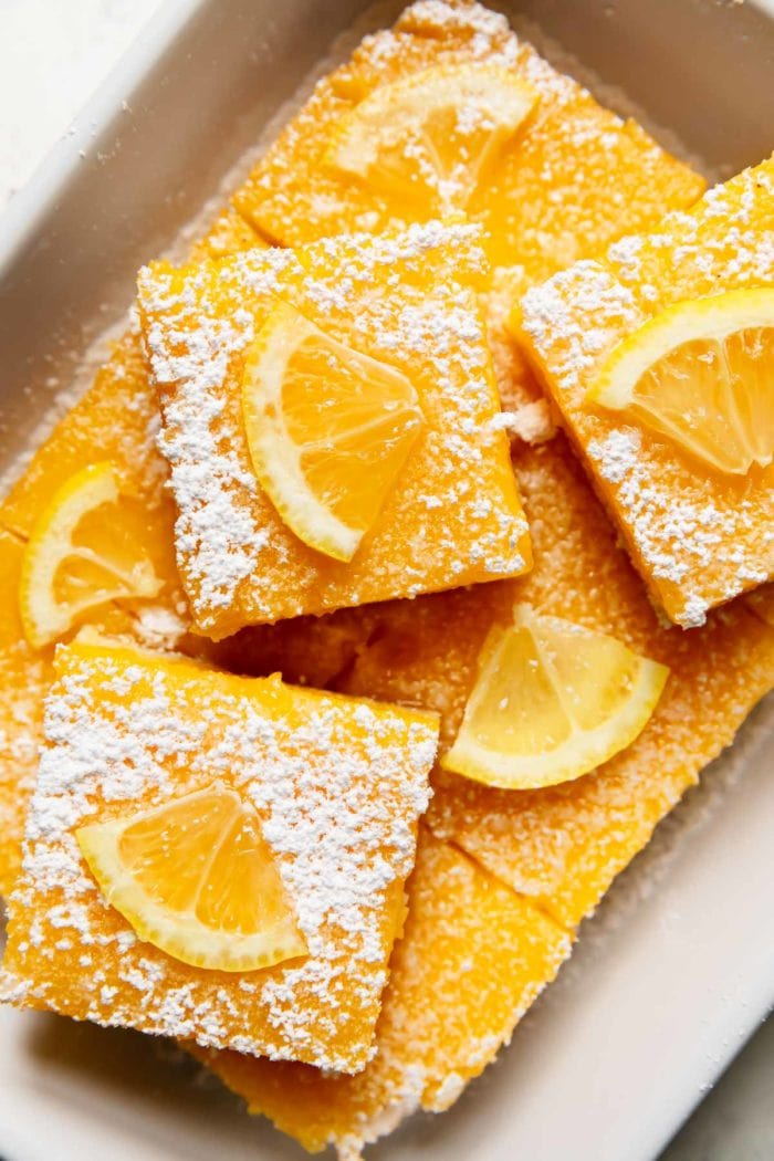 The Best Gluten Free Lemon Bars The Real Food Dietitians   Gluten Free Triple Lemon Bars 3 700x1050 