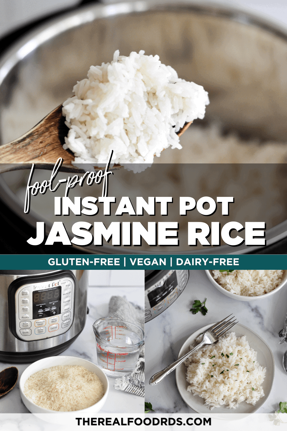 Easy Instant Pot Jasmine Rice Recipe - Margin Making Mom®