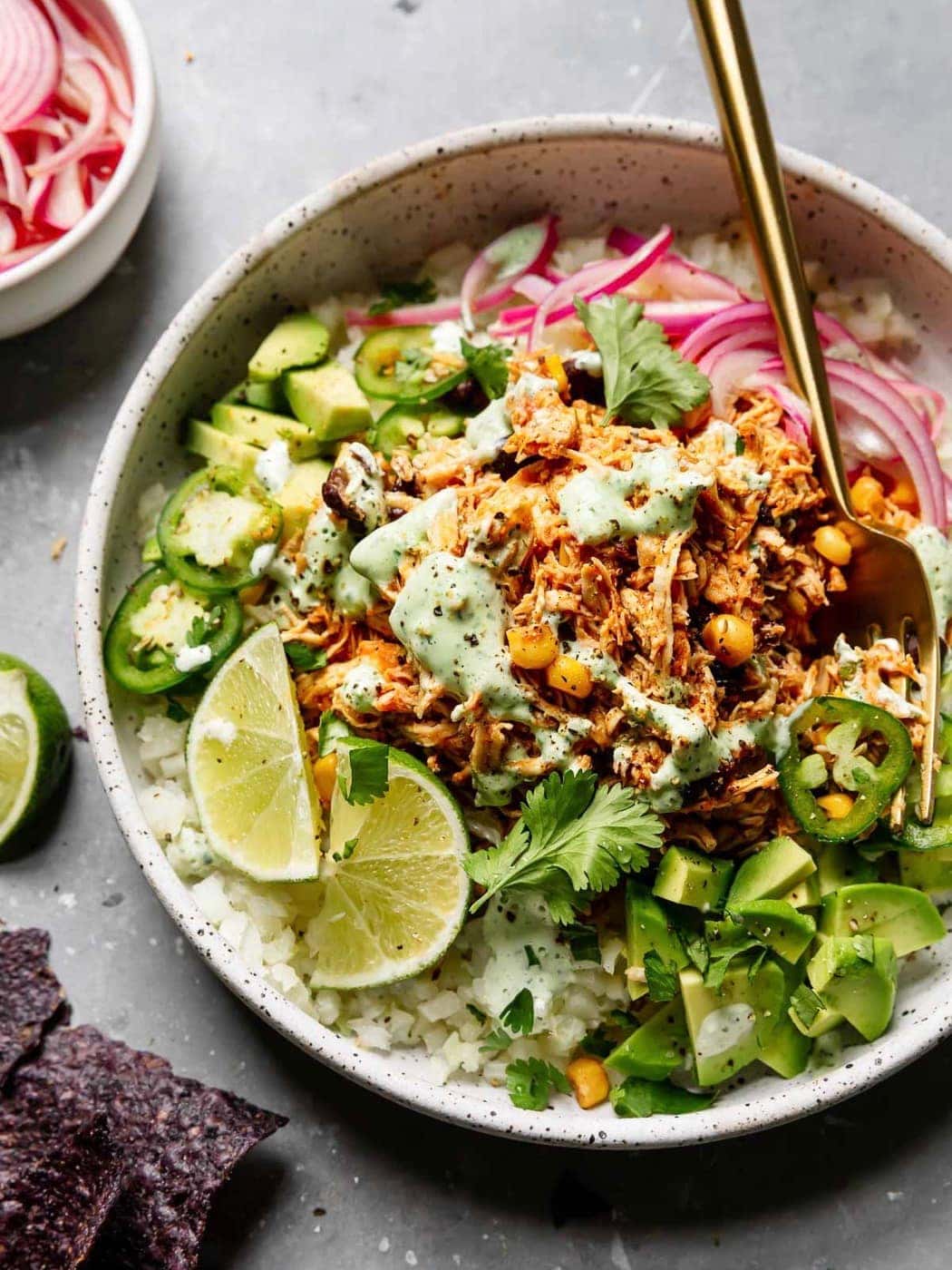 EASY SALSA CHICKEN BOWLS (INSTANT POT) The Real Food Dietitians