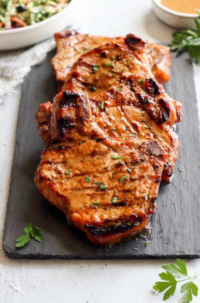 Grilled Pork Chop Marinade - The Real Food Dietitians