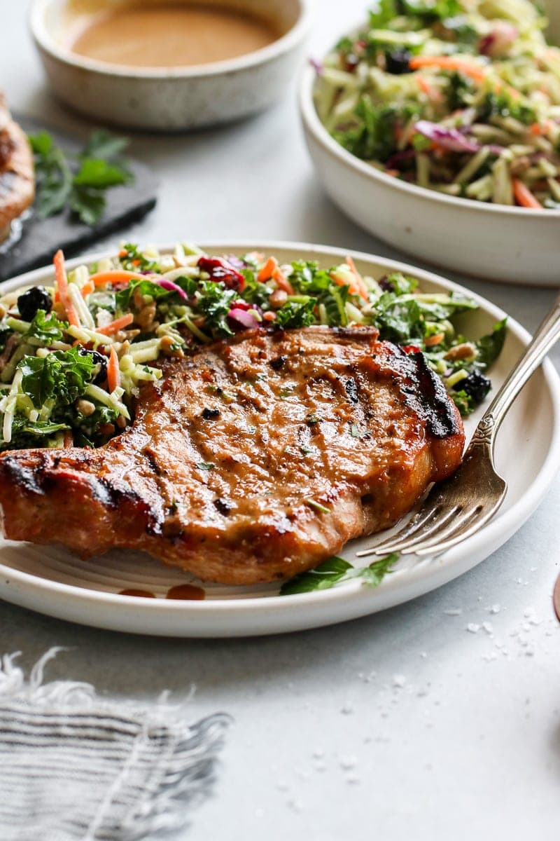 Grilled Pork Chop Marinade - The Real Food Dietitians